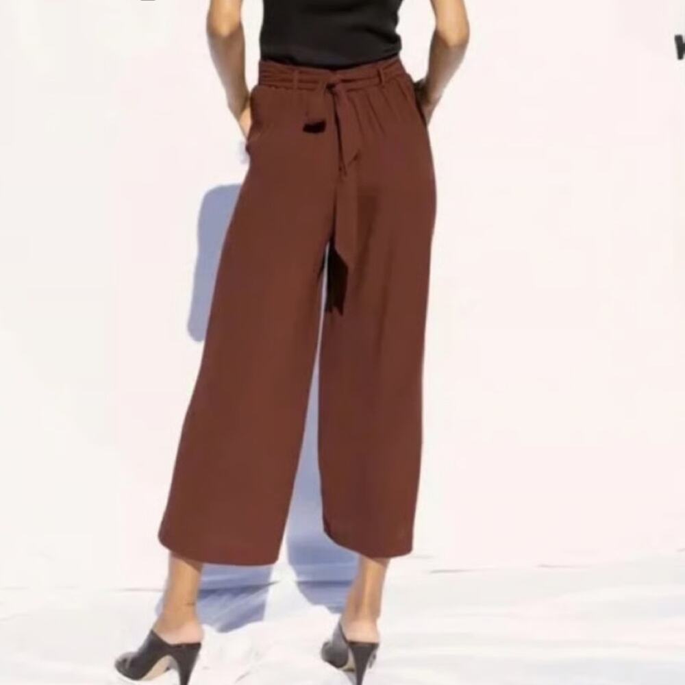 AGB Chocolate Wide-Leg Pants